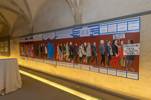 LA MARCHE DES FEMMES, 2017-2018, 1,55x7m
