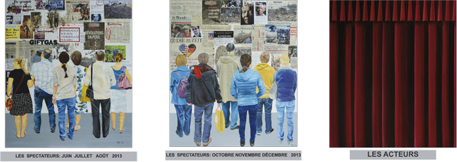Les spectateurs, 2013, COLLECTION PARTICULIERE