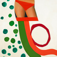 Sans titre, 1968<br />peinture acrylique sur fibre dure entoilée,<br />127 x 120 cm,<br />Musée national d'histoire et d'art Luxembourg