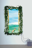 Installation, 2007<br /> Figure et attribut<br />181 x 101,5 cm